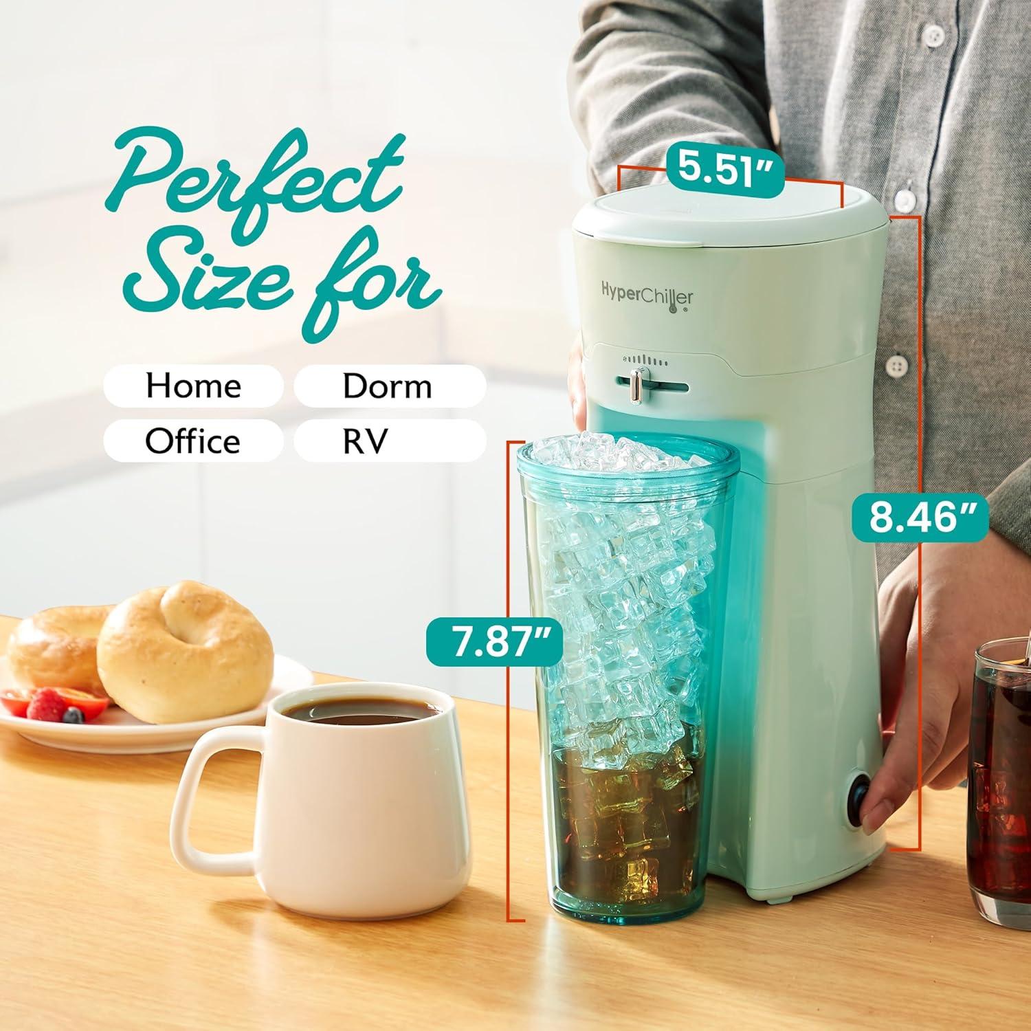 imageElite Gourmet EHC5055 Automatic Brew ampamp Drip Coffee Maker with Pause N Serve Reusable Filter OnOff Switch Water Level Indicator BlackMint