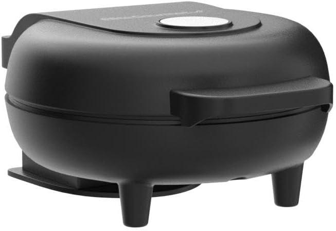 imageElite Gourmet EWM013B Electric Nonstick Mini Waffle Maker with 5inch cooking surface Belgian Waffles Compact Design Hash Browns Keto Snacks Sandwich Eggs Easy to Clean BlackBlack