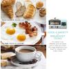 imageElite Gourmet Americana 2 Slice 95quot Griddle with Glass Lid 3in1 Breakfast Center Station 4Cup Coffeemaker Toaster Oven with 15Min Timer Heat Selector Mode Blue2Slice
