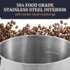 imageElite Gourmet CCM040 Stainless Steel 40 Cup Coffee Urn Removable Filter For Easy Cleanup Two Way Dispenser with CoolTouch Handles Electric Coffee Maker Urn Stainless Steel40 Cup