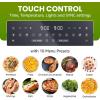 imageElite Gourmet EAF0201 Personal Compact Space Saving Electric Hot Air Fryer OilLess Healthy Cooker Timer ampamp Temperature Controls 1000W 21 Quart BlackBlack