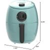 imageElite Gourmet EAF0201 Personal Compact Space Saving Electric Hot Air Fryer OilLess Healthy Cooker Timer ampamp Temperature Controls 1000W 21 Quart BlackMint
