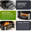 imageElite Gourmet EAF0201 Personal Compact Space Saving Electric Hot Air Fryer OilLess Healthy Cooker Timer ampamp Temperature Controls 1000W 21 Quart BlackBlack