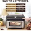imageElite Gourmet EAF0201 Personal Compact Space Saving Electric Hot Air Fryer OilLess Healthy Cooker Timer ampamp Temperature Controls 1000W 21 Quart BlackBlack