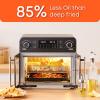 imageElite Gourmet EAF1010D Programmable 10L Air Fryer Convection Countertop Oven 8 Menu Settings Temperature  Timer Controls Bake Toast Broil Air Fry 1500W with Recipes Steel Exterior245 Qt
