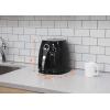 imageElite Gourmet EAF2500D Dual Basket 35Qt Electric Digital Hot Air Fryer 1400Watts OilLess Healthy Cooker TempTimer Settings Includes 26 Full Color Recipes Black32 Quart
