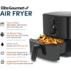 imageElite Gourmet EAF3218R Personal 11 Quart Compact Space Saving Electric Hot Air Fryer OilLess Healthy Cooker Timer ampamp Temperature Controls RedBlack