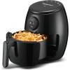 imageElite Gourmet EAF5317D Digital 53Qt Hot Air Fryer 7 Menu Functions 1350W OilLess Healthy Cooker Timer ampamp Temperature Controls PFOAPTFE Free Black21 Quart