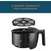 imageElite Gourmet EAF5317D Digital 53Qt Hot Air Fryer 7 Menu Functions 1350W OilLess Healthy Cooker Timer ampamp Temperature Controls PFOAPTFE Free Black21 Quart