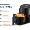 imageElite Gourmet EAF5317D Digital 53Qt Hot Air Fryer 7 Menu Functions 1350W OilLess Healthy Cooker Timer ampamp Temperature Controls PFOAPTFE Free Black21 Quart