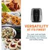 imageElite Gourmet EAF5317D Digital 53Qt Hot Air Fryer 7 Menu Functions 1350W OilLess Healthy Cooker Timer ampamp Temperature Controls PFOAPTFE Free Black40 Quart