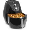imageElite Gourmet EAF9100 MaxiMatic Electric 25L Air Fryer Oven 1640 Watts OilLess Convection Oven 12quot Pizza Extra Large Capacity Grill Bake Roast Air Fryer Black65 Qt