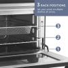 imageElite Gourmet EAF9310 Digital Programmable Fryer Oven OilLess Convection Oven Extra Large 245 Quart Capacity fits 12quot pizza Grill Bake Roast Air Fry 1700Watts Black265 Qt