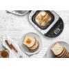 imageElite Gourmet EBM8103B Programmable Bread Maker Machine 3 Loaf Sizes 19 Menu Functions Gluten Free White Wheat Rye French and more 2 Lbs BlackBlack