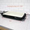 imageElite Gourmet ECP126 Electric Crepe Maker Pancake Hot Cakes and Nonstick Griddle with Spreader Spatula and Recipes 12quot Black18 x 105