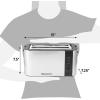 imageElite Gourmet ECT1027B Cool Touch Toaster with 6 Temperature Settings ampamp Extra Wide 125quot Slots for Bagels Waffles Specialty Breads Puff Pastry Snacks ETL Certified 2 Slices BlackBlack