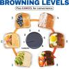imageElite Gourmet ECT118B Cool Touch Single Slice Toaster 6 Toasting Levels ampamp Wide Slot for Bagels Waffles Specialty Breads Pastry Snacks Black1 Slice