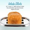 imageElite Gourmet ECT3100 Long Slot 4 Slice Toaster Reheat 6 Toast Settings Defrost Cancel Functions Builtin Warming Rack Extra Wide Slots for Bagels Waffles Stainless Steel ampamp BlackMint