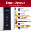imageElite Gourmet ECT5322 Long Slot 4 Slice Toaster Countdown Timer Bagel Function 6 Toast Setting Defrost Cancel Function Builtin Warming Rack Extra Wide Slots for Bagels Waffles Stainless SteelBlack  Stainless Steel