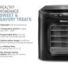 imageElite Gourmet EFD313B Programmable Food Dehydrator Food Dehydrator Adjustable Temperature Controls Jerky Herbs Fruit Veggies Snacks 6 Stainless Steel Trays6 Stainless Steel Trays