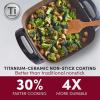 imageElite Gourmet EG3033 12quotx12quotx235 Healthy Ceramic with Titanium Coated Scratch Resistant Electric Skillet Dishwasher Safe Rapid Heat Up 1200W Dark Grey 6 Quart