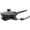 imageElite Gourmet EG6201 Extra Deep 12quotx12quotx32quot 75Qt Scratch Resistant Dishwasher Safe Nonstick Electric Skillet with Glass Vented Lid Adjustable Temperature Black2 Quart