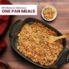 imageElite Gourmet EG6201 Extra Deep 12quotx12quotx32quot 75Qt Scratch Resistant Dishwasher Safe Nonstick Electric Skillet with Glass Vented Lid Adjustable Temperature Black105Qt