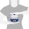imageElite Gourmet EGC007CHC Rapid Egg Cooker 7 EasyToPeel Hard Medium Soft Boiled Eggs Poacher Omelet Maker Auto ShutOff Alarm 16Recipe Booklet Charcoal GreyBlue Grey