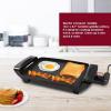 imageElite Gourmet EGR2722A Electric 105quot x 85quot Griddle Cooltouch Handles NonStick Surface RemovableAdjustable Thermostat Skid FreeRubber Feet Black105 x 85