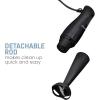 imageElite Gourmet EHB2425X Electric Immersion Hand Blender Stick Mixer Chopper 1Touch Control Multi Purpose 150 Watts For Soups Sauces Baby Food WhiteBlack
