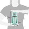 imageElite Gourmet EHC111A Personal SingleServe Compact Coffee Maker Brewer Includes 14Oz Stainless Steel Interior Thermal Travel Mug Compatible with Coffee Grounds Reusable Filter BlackMint