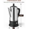 imageElite Gourmet EHC111A Personal SingleServe Compact Coffee Maker Brewer Includes 14Oz Stainless Steel Interior Thermal Travel Mug Compatible with Coffee Grounds Reusable Filter BlackBlack