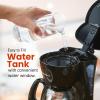 imageElite Gourmet EHC5055 Automatic Brew ampamp Drip Coffee Maker with Pause N Serve Reusable Filter OnOff Switch Water Level Indicator BlackBlack