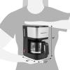 imageElite Gourmet EHC5055 Automatic Brew ampamp Drip Coffee Maker with Pause N Serve Reusable Filter OnOff Switch Water Level Indicator BlackStainless Steel