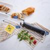 imageElite Gourmet EK9810 Professional Cordless Rechargeable EasySlice Electric Knife with 4 Serrated Blades and Safety Lock Trigger Release Carving Meats Poultry Bread Black