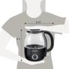 imageElite Gourmet EKT1220M 12L Electric BPAFree 1200W Glass Kettle Temperature Dial Keep Warm Function Cordless 360 Base Blue LED Interior Auto ShutOff Function  Quick Boil MintBlack