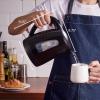 imageElite Gourmet EKT602 Electric BPAFree Glass Kettle Cordless 360 Base Stylish Blue LED Interior Handy Auto ShutOff Function  Quickly Boil Water For Tea ampamp MoreBlack