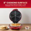 imageElite Gourmet EQD413 Electric NonStick 8quot Quesadilla Maker EasySlice 6Wedge Grilled Cheese Corn Flour Tortilla Snacks Red8