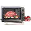 imageElite Gourmet ERO2008NFFP Countertop XL Toaster Oven Rotisserie Bake Grill Broil Roast Toast Keep Warm and Steam 23L capacity fits a 12 pizza 6Slice Black6Slice  23 L w Rotisserie
