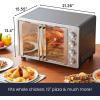 imageElite Gourmet ERO2008NFFP Countertop XL Toaster Oven Rotisserie Bake Grill Broil Roast Toast Keep Warm and Steam 23L capacity fits a 12 pizza 6Slice Black12Slice  45L