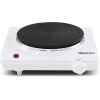 imageElite Gourmet ESB301F Countertop Single Cast Iron Burner 1000 Watts Electric Hot Plate Temperature Controls Power Indicator Lights Easy to Clean WhiteCast Single