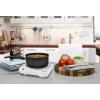 imageElite Gourmet ESB301F Countertop Single Cast Iron Burner 1000 Watts Electric Hot Plate Temperature Controls Power Indicator Lights Easy to Clean WhiteCast Single