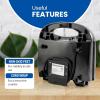 imageElite Gourmet ESM2207 MaxiMatic Sandwich Panini Maker Grilled Cheese Machine Tuna Melt Omelets NonStick Surface 2 Slice BlackNew Version