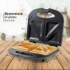 imageElite Gourmet ESM2207 MaxiMatic Sandwich Panini Maker Grilled Cheese Machine Tuna Melt Omelets NonStick Surface 2 Slice BlackOld Version
