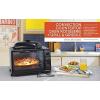 imageElite Gourmet ETO4510B French Door 475Qt 18Slice Convection Oven 4Control Knobs Bake Broil Toast Rotisserie Keep Warm Includes 2 x 14quot Pizza Racks Stainless SteelBlack