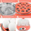 imageElite Gourmet Easy Electric 7 Egg Capacity Cooker Poacher Omelet Maker Scrambled Soft Medium Hard Boiled with Auto ShutOff and Buzzer BPA Free Charcoal GreyCoral