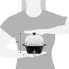 imageElite Gourmet Easy Electric 7 Egg Capacity Cooker Poacher Omelet Maker Scrambled Soft Medium Hard Boiled with Auto ShutOff and Buzzer BPA FreeBlack