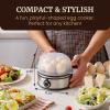imageElite Gourmet Easy Electric 7 Egg Capacity Cooker Poacher Omelet Maker Scrambled Soft Medium Hard Boiled with Auto ShutOff and Buzzer BPA FreeStainless Steel