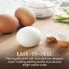 imageElite Gourmet Easy Electric 7 Egg Capacity Cooker Poacher Omelet Maker Scrambled Soft Medium Hard Boiled with Auto ShutOff and Buzzer BPA FreeStainless Steel
