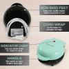 imageElite Gourmet Electric 3in1 Nonstick 1Inch Thick Belgian Waffle ampamp GrillSandwich Maker Removable Plates Easy to Clean Paninis Snacks Burgers and more RedMint